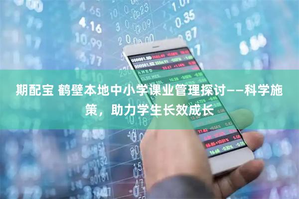 期配宝 鹤壁本地中小学课业管理探讨——科学施策，助力学生长效成长